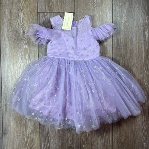 Purple Starry Tulle Dress by Trish Scully